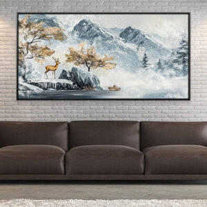 Frozen Realm Canvas Art 20 x 10in / Canvas Clock Canvas