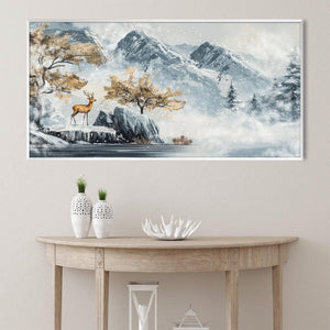 Frozen Realm Canvas Art Clock Canvas