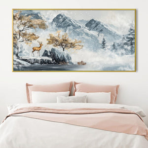 Frozen Realm Canvas Art Clock Canvas