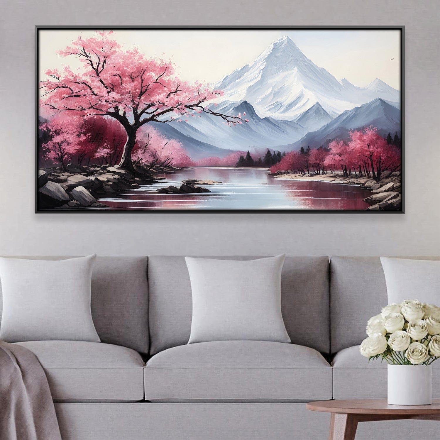 Fuji Views Canvas Art Clock Canvas