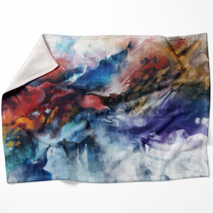 Fusion of Color Blanket Blanket 75 x 100cm Clock Canvas
