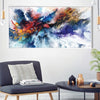 Fusion of Color Canvas Art Clock Canvas