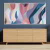 Fusion Wave Length Canvas Art Clock Canvas
