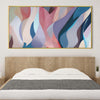 Fusion Wave Length Canvas Art Clock Canvas