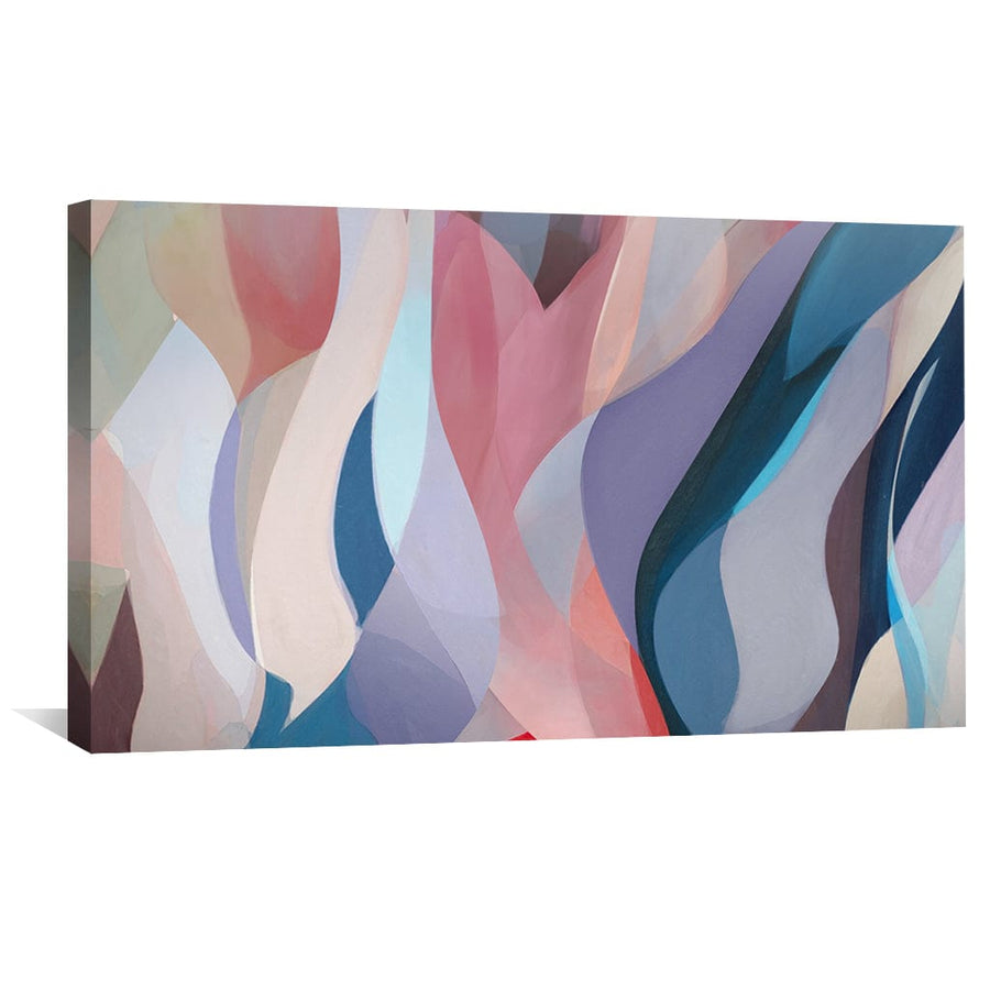 Fusion Wave Length Canvas Art Clock Canvas