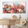 Garden Watercolor Canvas Art Clock Canvas