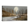 Geometric Moonrise Canvas Art Clock Canvas