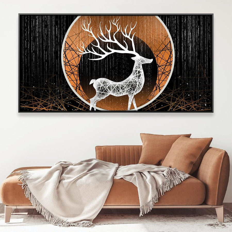 Geometry of the Wild Canvas Art Clock Canvas