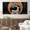 Geometry of the Wild Canvas Art Clock Canvas