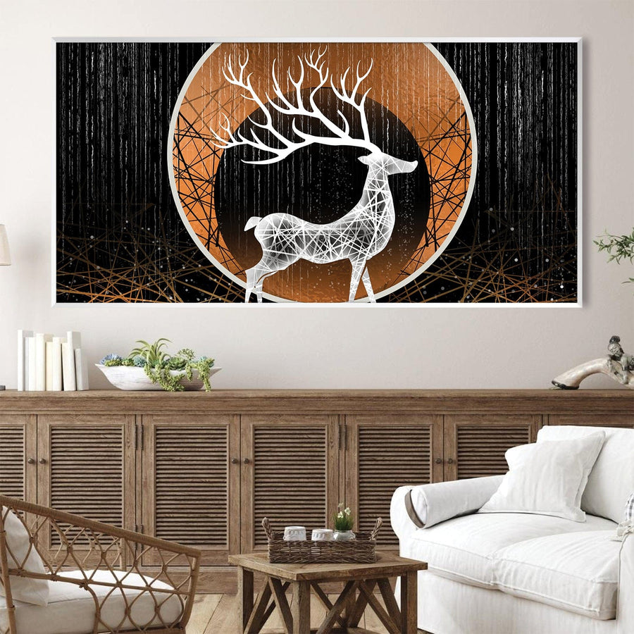 Geometry of the Wild Canvas Art Clock Canvas