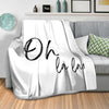 Get Naked A Blanket Blanket Clock Canvas