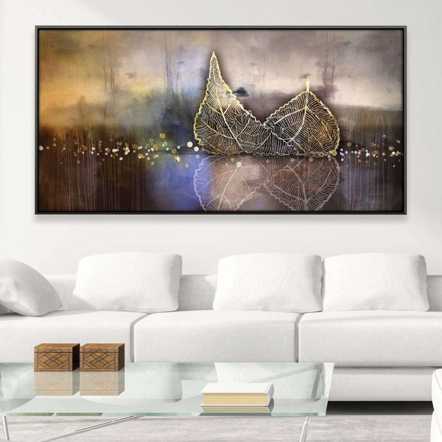 Gilded Reflection Canvas 20 x 10in / Canvas product thumbnail