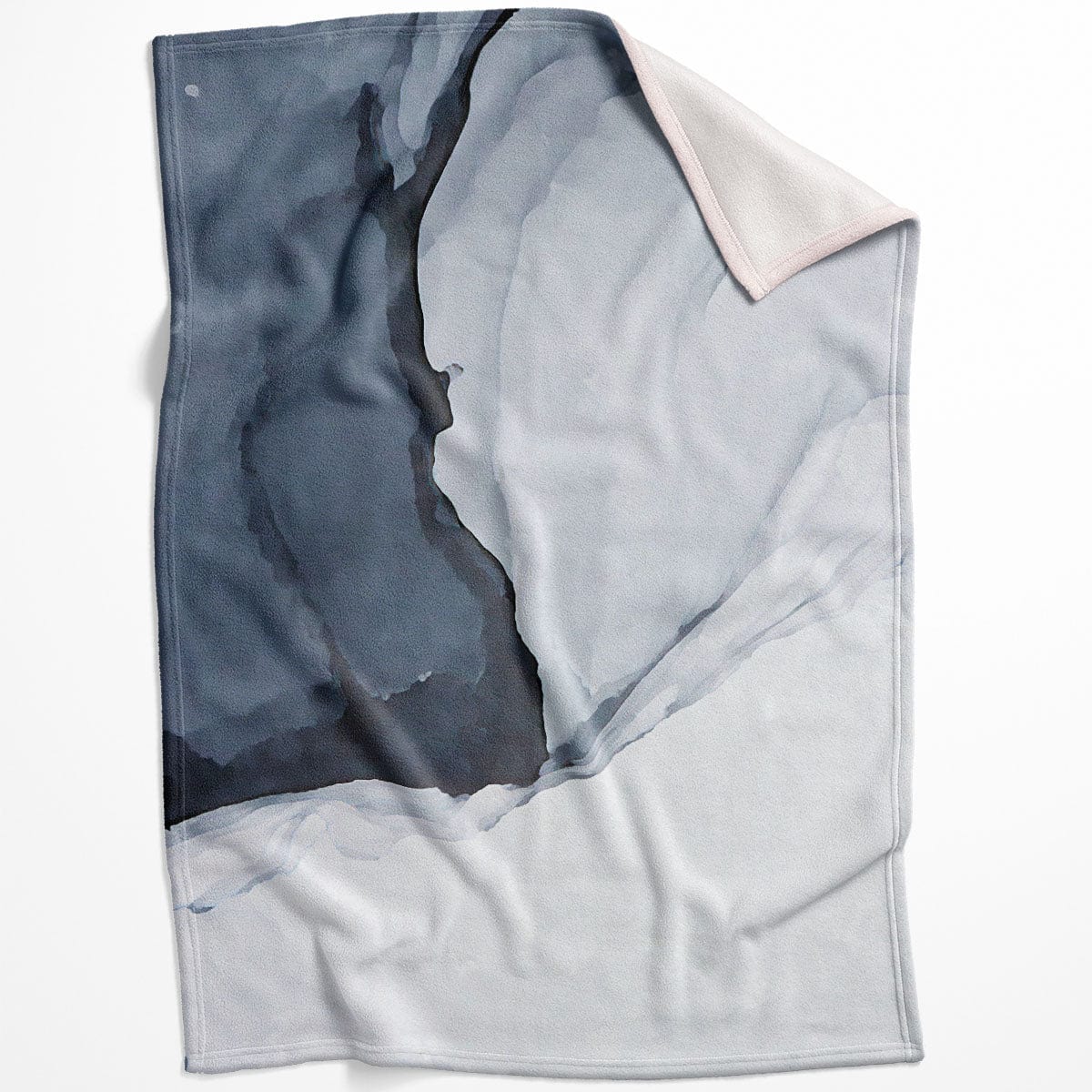 Glacier A Blanket Blanket 75 x 100cm Clock Canvas