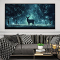 Glow of the Stag Canvas Art 20 x 10in / Canvas Clock Canvas