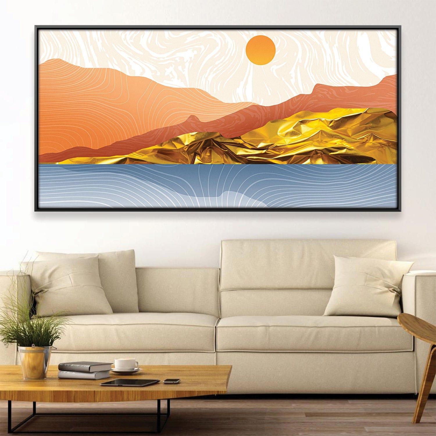 Gold-Touched Landscape Canvas product thumbnail