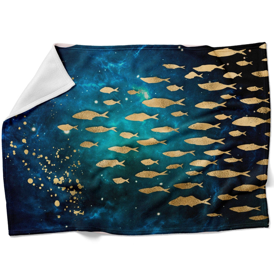 Golden Array B Blanket Blanket 75 x 100cm Clock Canvas
