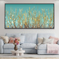 Golden Aurora Canvas Art Clock Canvas