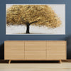 Golden Botany Canvas Art Clock Canvas