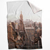Golden City Blanket Blanket 75 x 100cm Clock Canvas