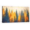 Golden Hour Pines Canvas Art Clock Canvas
