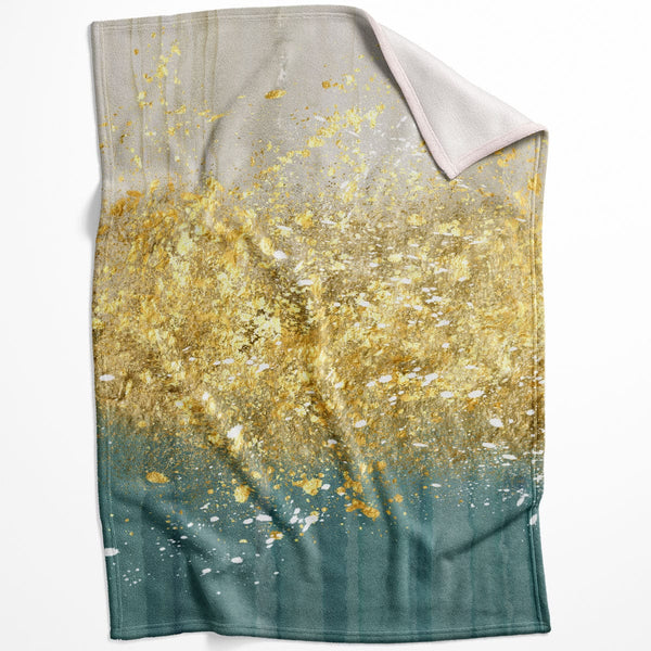 Golden Splash C Blanket Blanket 75 x 100cm Clock Canvas