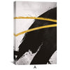 Golden X Canvas Art Clock Canvas