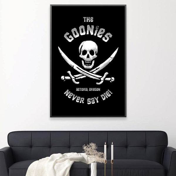 Goonies Circle 1 Canvas Art 12 x 18in / Canvas Clock Canvas