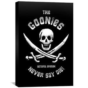 Goonies Circle 1 Canvas Art Clock Canvas