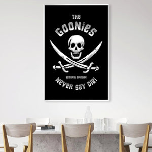 Goonies Circle 1 Canvas Art Clock Canvas