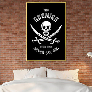 Goonies Circle 1 Canvas Art Clock Canvas