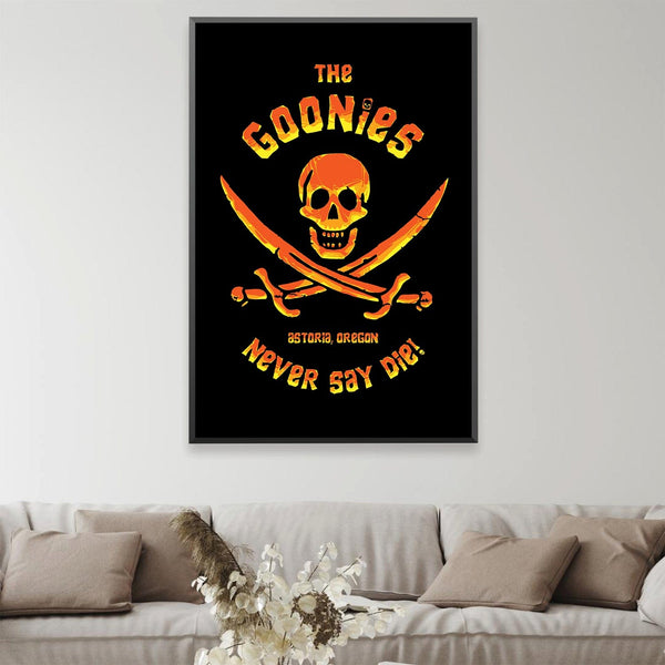 Goonies Circle 2 Canvas Art 12 x 18in / Canvas Clock Canvas