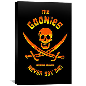 Goonies Circle 2 Canvas Art Clock Canvas