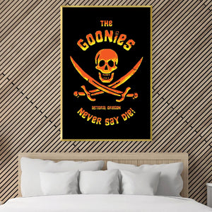 Goonies Circle 2 Canvas Art Clock Canvas