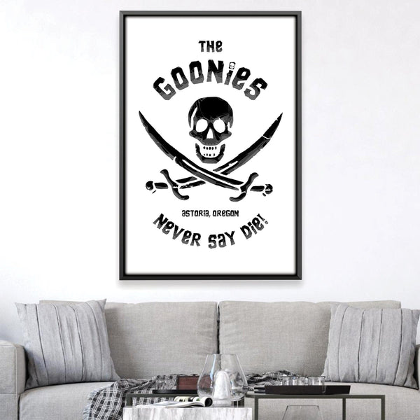 Goonies Circle 3 Canvas Art 12 x 18in / Canvas Clock Canvas