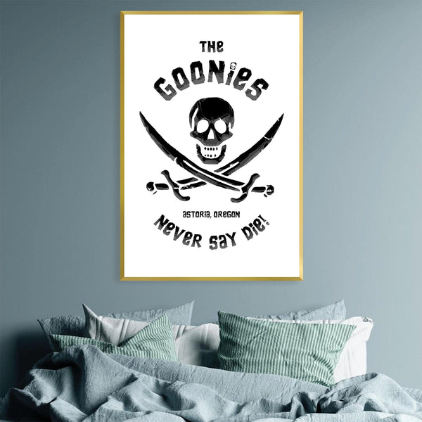 Goonies Circle 3 Canvas Art Clock Canvas