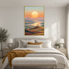 Grace at Golden Hour Canvas Art Clock Canvas