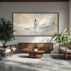 Grace Meets Waves Canvas Art Clock Canvas