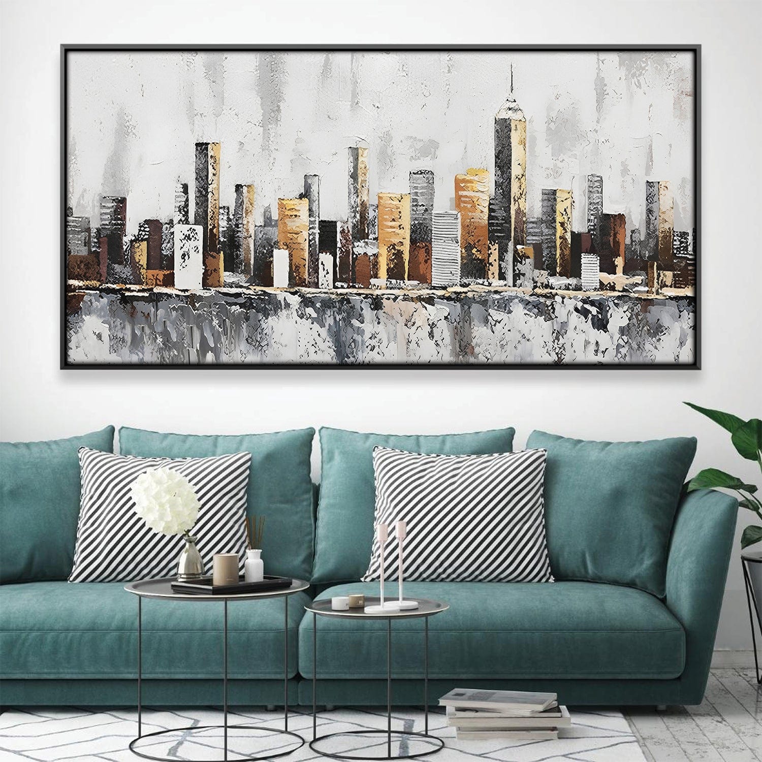 Gradient City Canvas 20 x 10in / Canvas product thumbnail