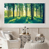 Green Haven Canvas Art Clock Canvas