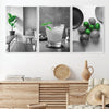 Green Vibrance Canvas Art Clock Canvas