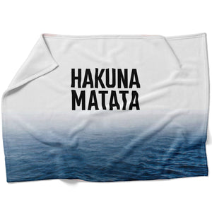 Hakuna Matata Blanket Blanket 75 x 100cm Clock Canvas