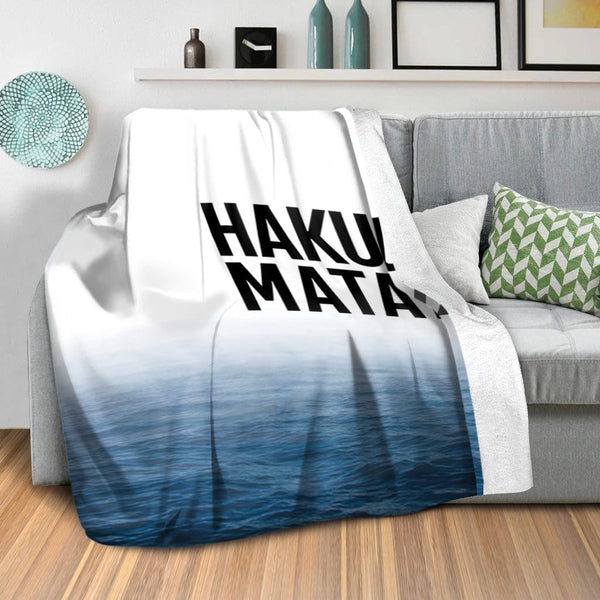 Hakuna Matata Blanket Blanket Clock Canvas
