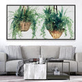 Hanging Gardens Canvas Art 50 x 25cm / Rolled Prints Clock Canvas