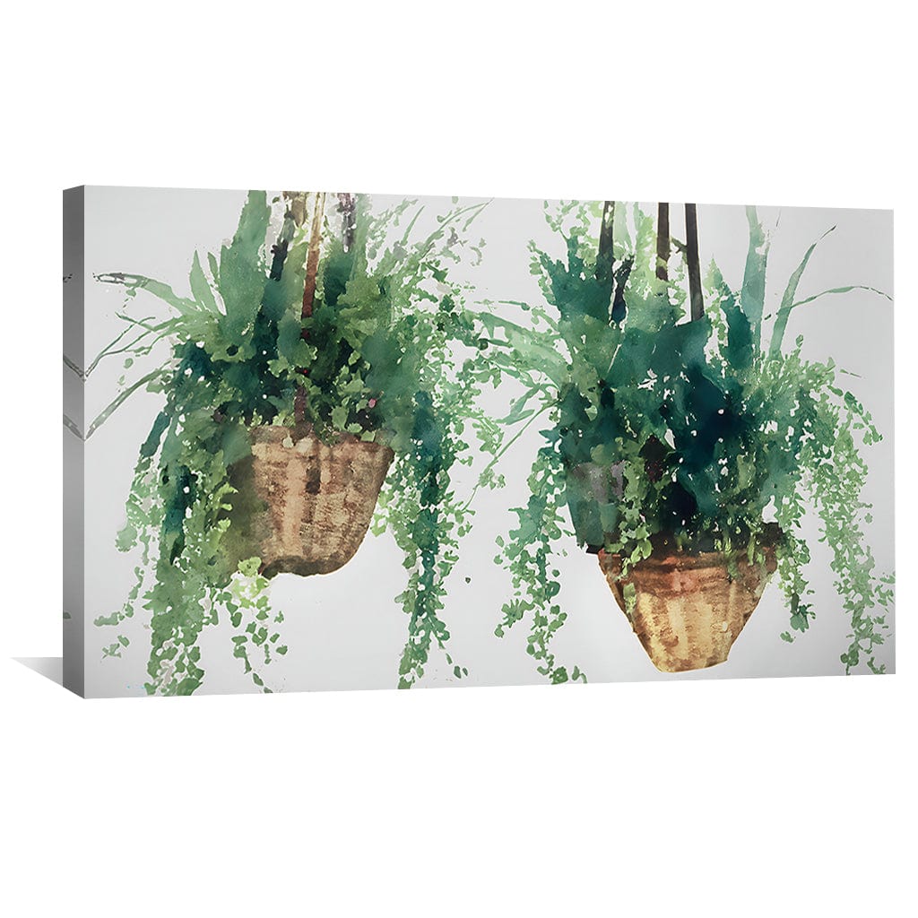 Hanging Gardens Canvas Art Clock Canvas