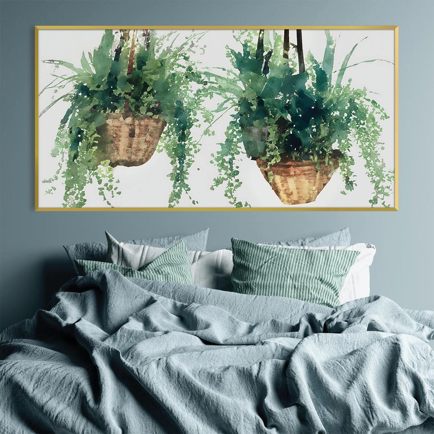 Hanging Gardens Canvas Clockcanvas 0327