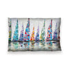 Harbor of Hues Cushion Cushion 13 x 19in Clock Canvas