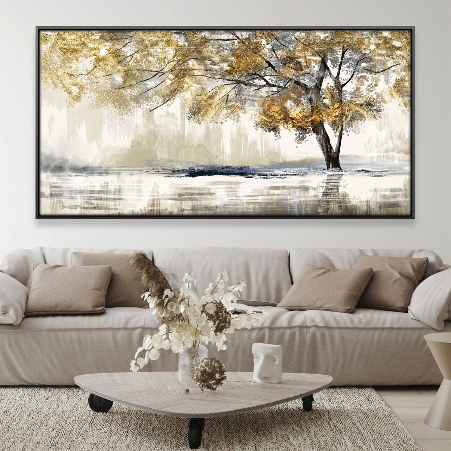 Harmonic Views Canvas Art Clock Canvas
