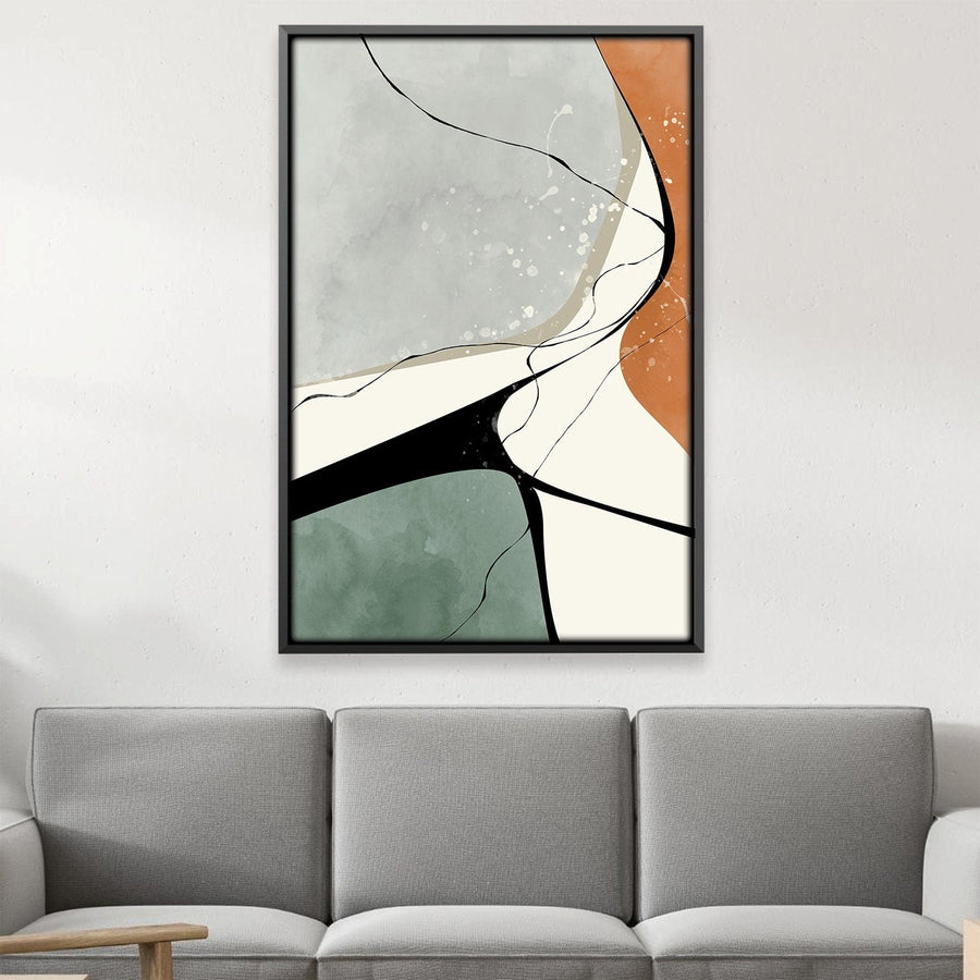 Harmonious Huescape Canvas Art Clock Canvas