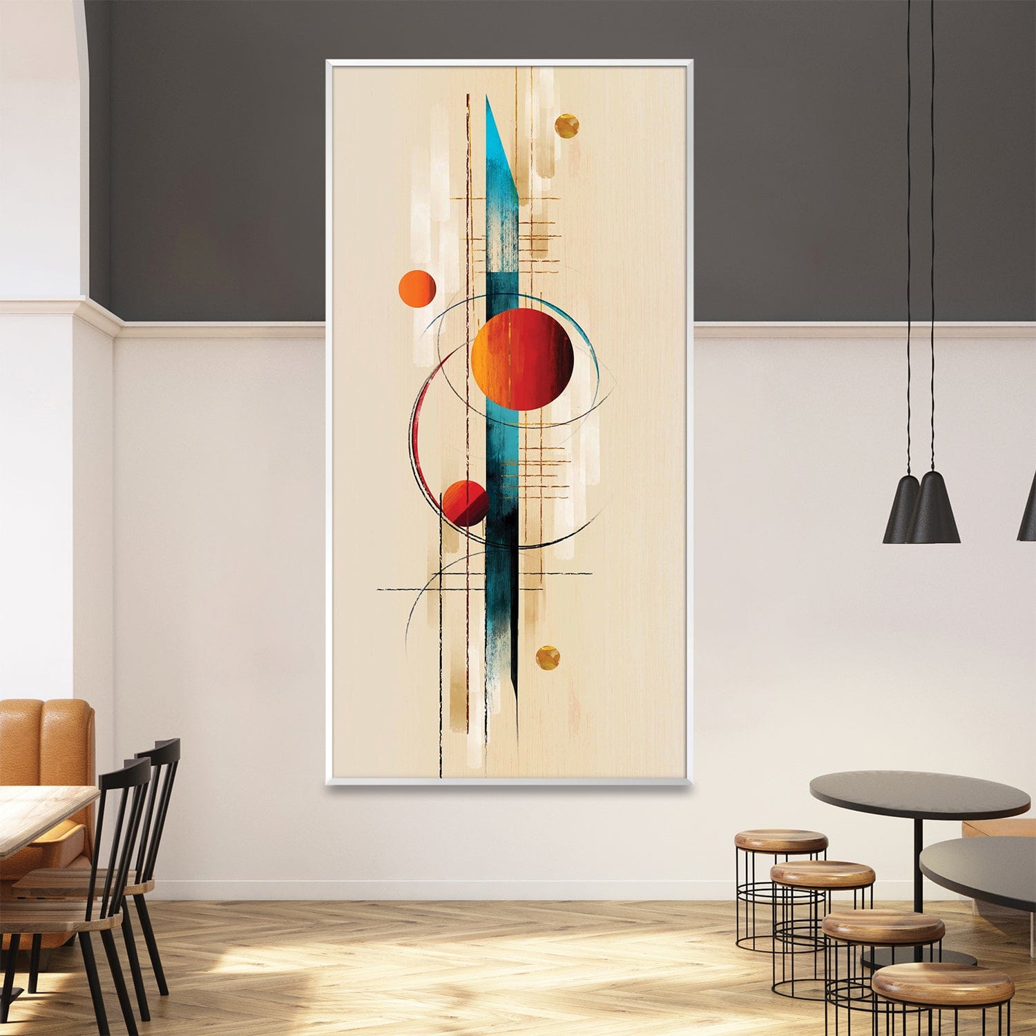 Harmony Spheres Canvas Art Clock Canvas