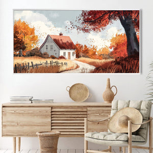 Harvest Home Canvas Art Clock Canvas